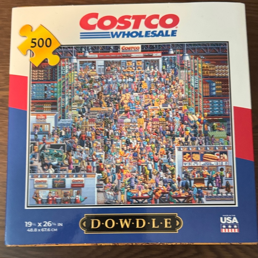 Costco Wholesale 500-Piece Dowdle Jigsaw Puzzle - Blue Multi